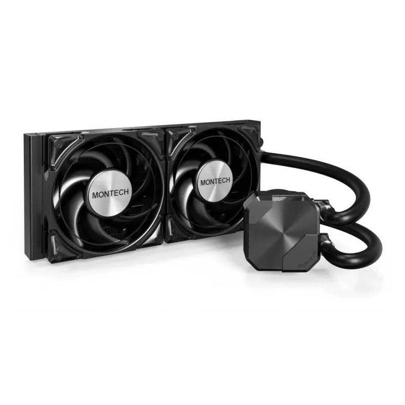 Montech HyperFlow Silent 240 refrigeración líquida todo en uno para procesador 12 cm negro 1 ud.