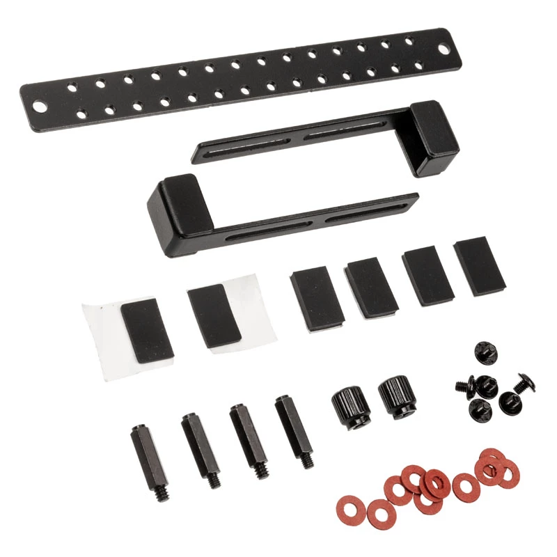 Lian Li GB-002 soporte universal para tarjeta gráfica, acero, 128,4 mm, negro, 2 uds.