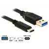 Cable USB DeLOCK 0,5 m USB3.1-C/USB3.1-A