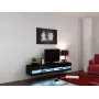 Soporte de TV Cama VIGO nuevo 30/180/40 negro/negro brillante