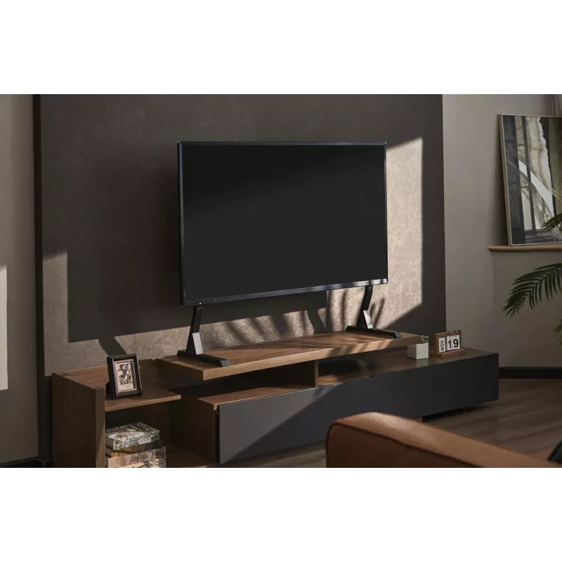 Gembird TVS-D90F-01 soporte de sobremesa para TV, 45-90 pulgadas, negro