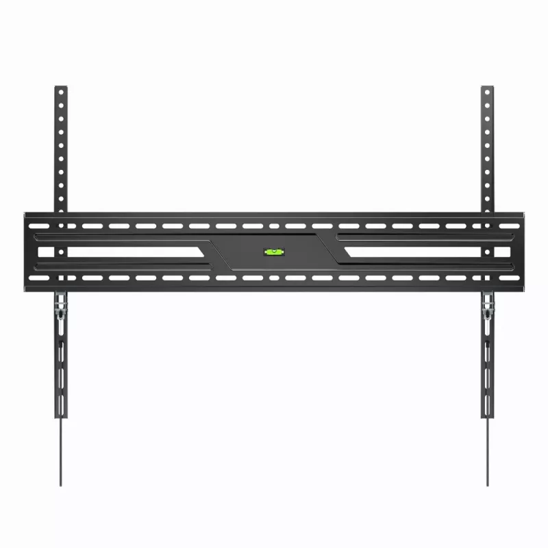 Soporte de pared fijo para TV GEMBIRD WM-100F-01 para pantallas de 43–100 pulgadas, acero, carga máx. 75 kg, VESA 75x75–900x600