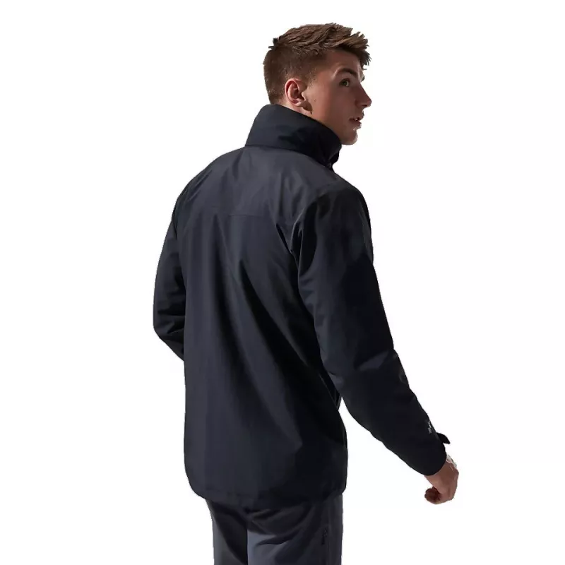 Conjunto de chaqueta Berghaus Deluge Pro 3.0 M + Hillwalker IA Shell M — capa exterior impermeable para hombre, negra