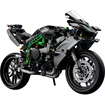 LEGO Technic Modelo de moto Kawasaki Ninja H2R 42170 — réplica a escala 1:1, 643 piezas, instrucciones de montaje, para niños a partir de 10 años