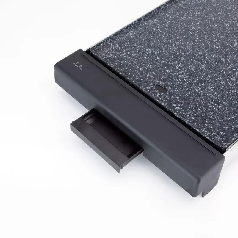 Parrilla de contacto Jata JEGR3000 — rectangular 480×320 mm, 2700 W, control táctil, negra