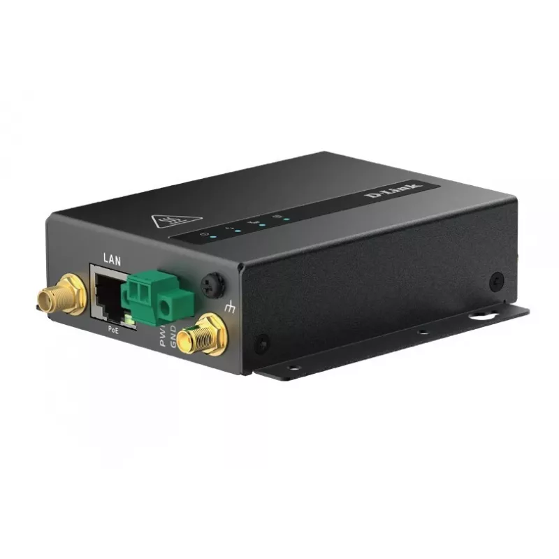 D-Link módem router 5G M2M VPN PoE+, RJ45, externo, IEEE 802.3at, negro, 48 - 57 V, -30 - 70 °C