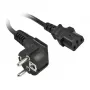 Synergy 21 S215387 2m CEE7/7 Schuko C13 conector hembra negro cable de alimentación (S215387)