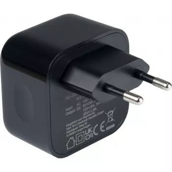 Cargador para smartphone Inter-Tech PD-2036, negro, AC, interior