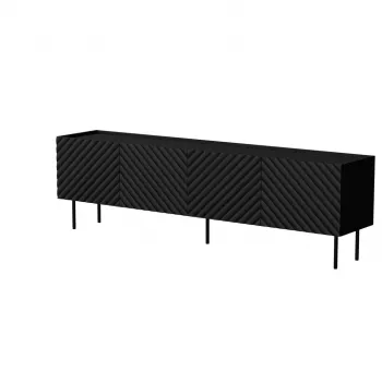 Mueble TV Cama LUCCA 4D 200x40x59 negro