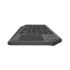 Natec Turbot 2 | Teclado | Inalámbrico | US | Bluetooth | Negro/Gris