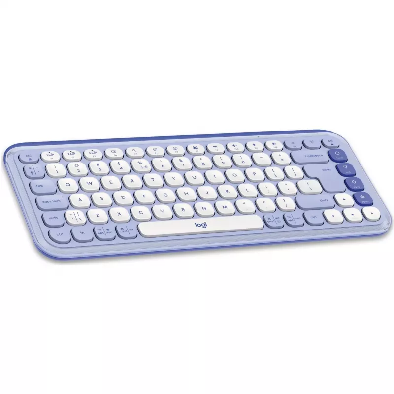 Logitech Teclado Logitech POP ICON KEYS OFF White Lilac US