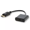 Savio CL-55 adaptador de cable de vídeo 0.2 m DisplayPort HDMI Type A (estándar) negro