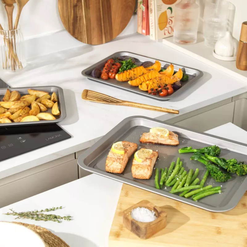 Set de bandejas de horno Salter BW13674 – 3 bandejas antiadherentes