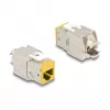Módulo Keystone DeLOCK 88111 plano amarillo RJ-45 10 uds.