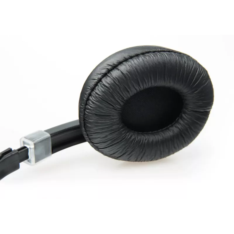 Auriculares con micrófono NATEC Drone con cable, diadema, llamadas/música, negro, naranja