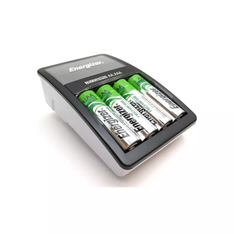 Energizer Maxi Cargador CHVCM4-EU con 4 pilas recargables NiMH AA 2000 mAh (CHVCM4-EU)