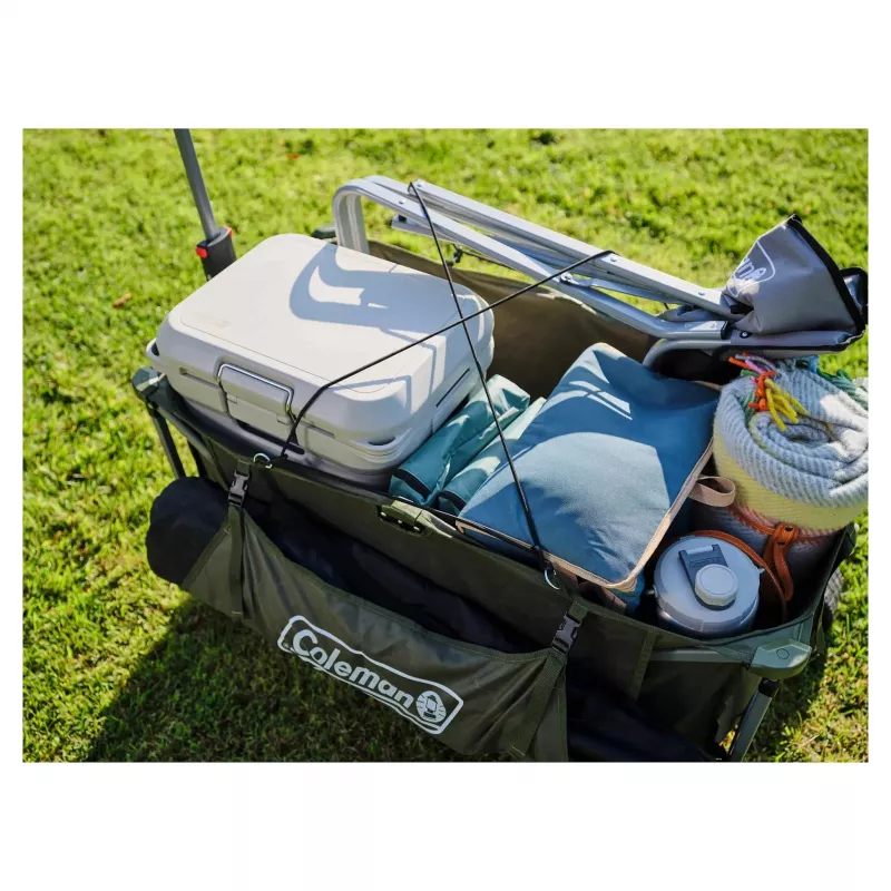 Carro de camping COLEMAN 2226531 — 132 L, funda de poliéster, estructura de acero, 1160×600 mm