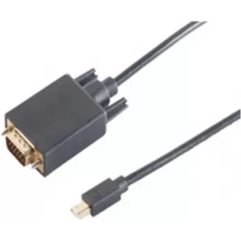 Adaptador de interfaz de cable shiverpeaks BS10-54055 Mini DisplayPort VGA negro (BS10-54055)
