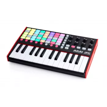 Controlador MIDI AKAI APC Key 25 MK2 – 25 teclas con respuesta dinámica, 40 pads, retroiluminación RGB, 8 encoders, alimentación por USB