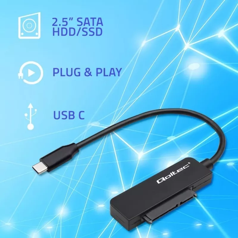 Adaptador SATA QOLTEC 52269 para unidad de 2,5