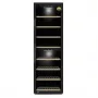 Caso | Smart Wine Cooler | WineExclusive 180 | Clase de eficiencia energética G | Vinoteca | De pie | Capacidad de botellas 180 botellas | Tipo de refrigeración tecnología de compresor | Negro