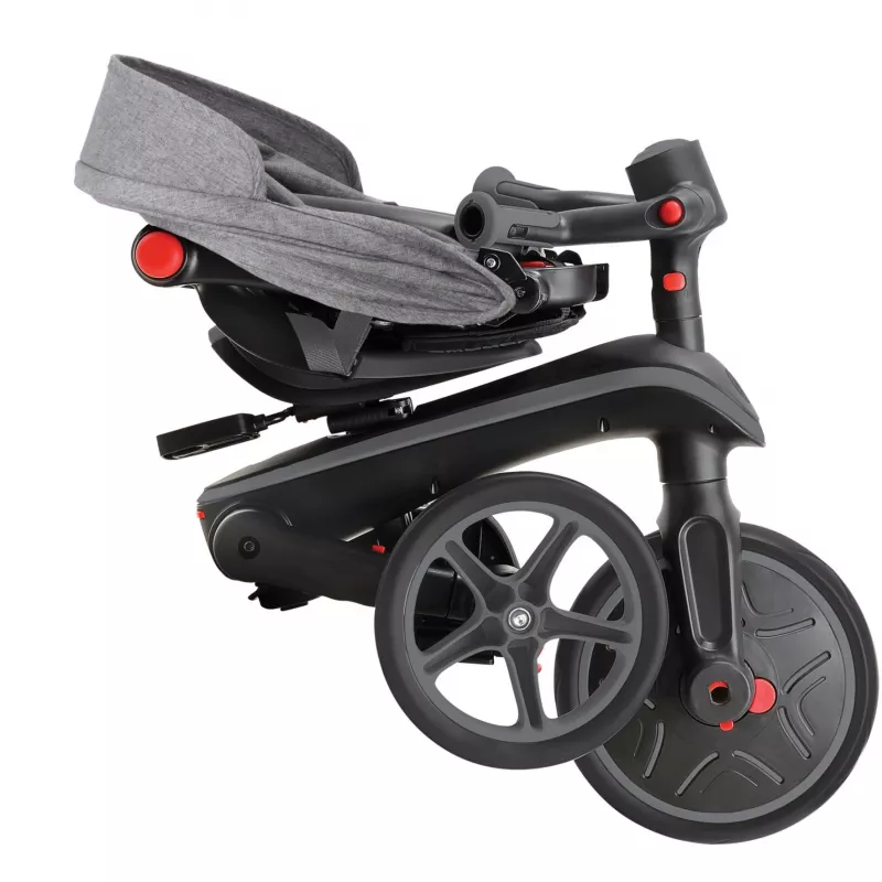 Explorer Trike Foldable 4 en 1, vehículo infantil gris