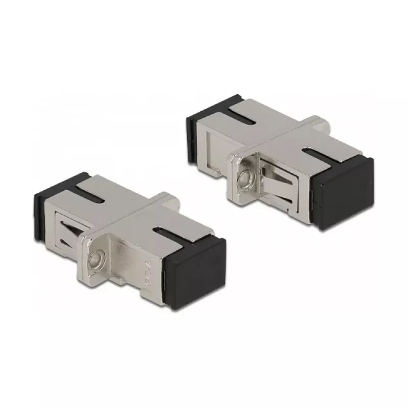 Acoplador de fibra óptica SC simplex hembra a SC simplex hembra DeLOCK 86872
