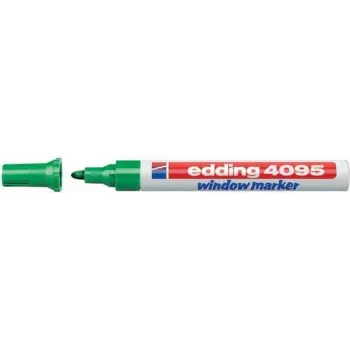 Rotulador de tiza Edding 4095 verde 10 uds.