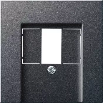 Placa de pared / tapa de interruptor GIRA 027628 en antracita, diseño convencional, pack individual