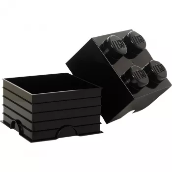 Caja de almacenamiento apilable Lego negra 4003 (40031733)