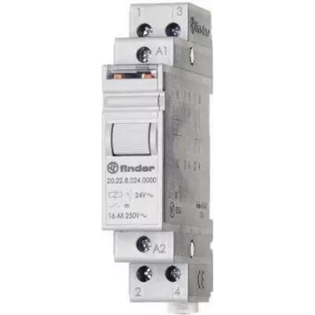 Conmutador paso a paso Finder 2 contactos cerrados (NO) 12 VDC 16 A 400 VAC 4000 VA, AC1 (20.22.9.012.4000)