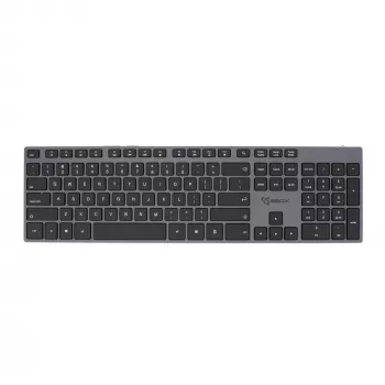Teclado inalámbrico SBOX WK-131 US, diseño compacto de metal, distribución US