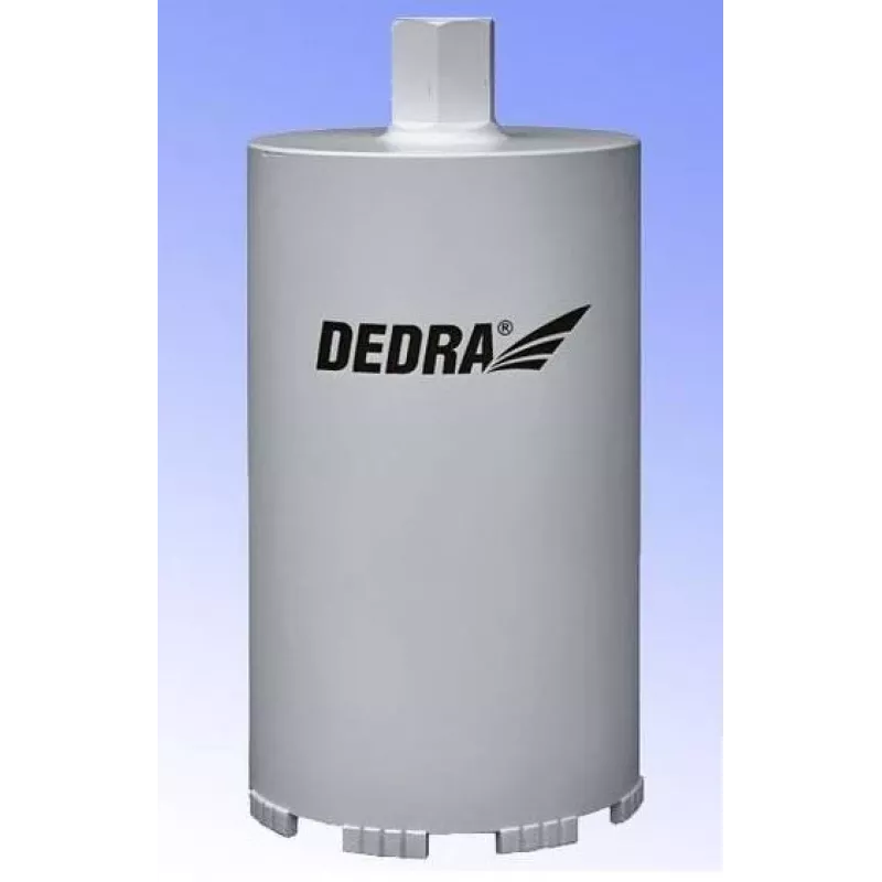 Corona de perforación de diamante Dedra HW4187 — corona de diamante para hormigón y ladrillo, diámetro 187 mm / longitud 400 mm