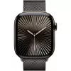APPLE Watch Series 10 GPS + Cellular 42 mm carcasa de titanio en pizarra con Milanese Loop en pizarra