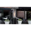 Estufa SUNRED Heater Flame Torch Gas | SFT15B | Calefactor de terraza | 12000 W | Negro