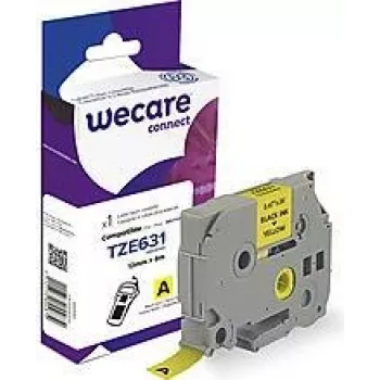 Cinta de etiquetar Armor K80010W4 negro sobre amarillo TZe