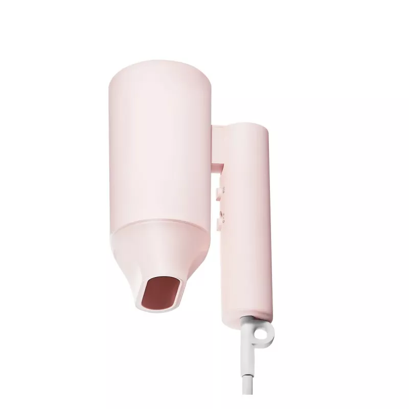 Secador de pelo Xiaomi H101 1600 W, modelo de viaje plegable, tecnología de iones, 2 niveles de temperatura, cable de 1,7 m, rosa