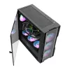Caja de ordenador Darkflash DK431 Mesh, ATX, negra