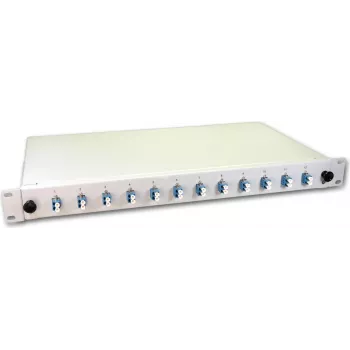 Lightwin Caja de empalme de fibra óptica, 24 fibras, 12x DLC monomodo, 9/125µm OS2 G657.A1 pigtail cajas de empalme (SPBOX 24E09 OS2 DLC)