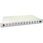 Lightwin Caja de empalme de fibra óptica, 24 fibras, 12x DLC monomodo, 9/125µm OS2 G657.A1 pigtail cajas de empalme (SPBOX 24E09 OS2 DLC)