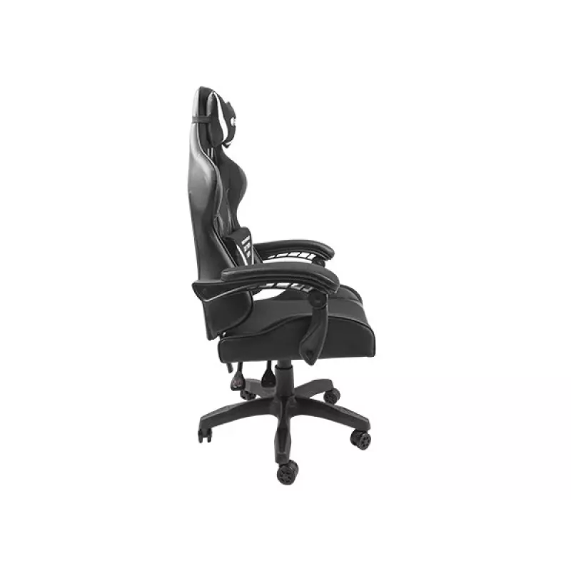 Silla gamer FURY Avenger L universal con asiento acolchado negra