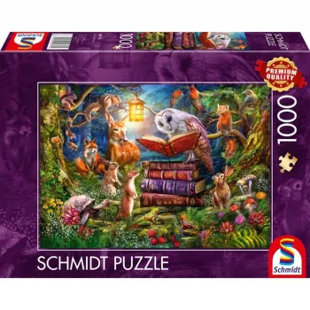Schmidt Spiele Puzzle Waldgeschichten bei Nacht – 1000 piezas