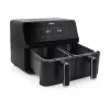 Freidora Tristar FR-9026 doble 8 L independiente 2700 W freidora de aire caliente negra
