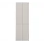 Armario de baño Nel DD 1K cesta color crema puertas largas