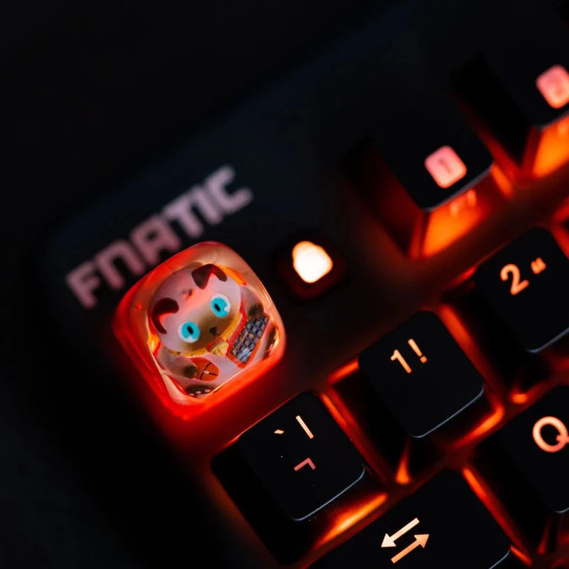 Fnatic Artisan Keycap Loeya tecla para teclado, naranja