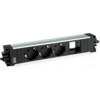 Bachmann STEP ALU 3xCEE7/3 1xCM GST18 regleta de enchufes (906.0237)