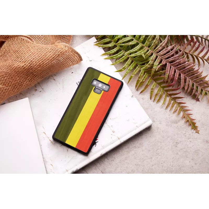 Funda para smartphone Man and Wood para Samsung Galaxy Note 9 — Reggae negro funda protectora