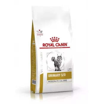 Pienso para gatos Royal Canin Urinary S/O Moderate Calorie 9 kg — Gatos adultos, ave, 34 % proteínas, 11 % grasas