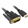 Cable adaptador Sharkoon - Single Link - HDMI macho a DVI-D macho
