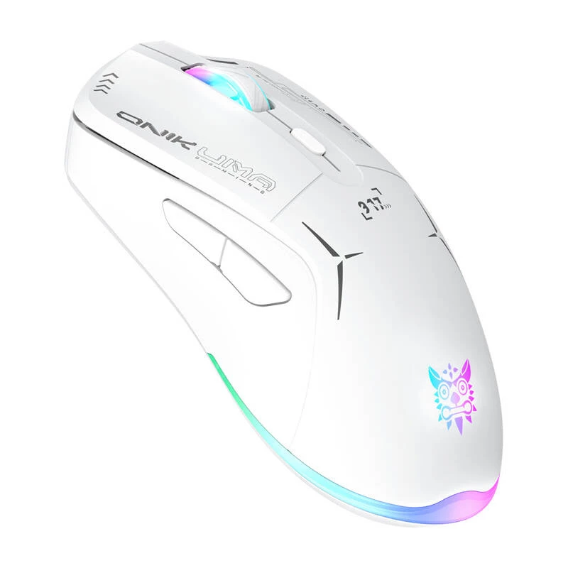 Ratón gaming Onikuma CW917 2.4G Cable Blanco